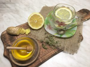 Медовая вода с имбирем и лимоном