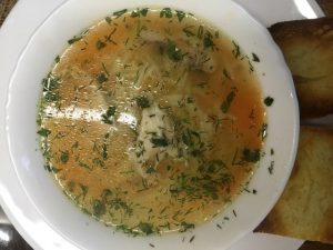 Куриный суп с лапшой