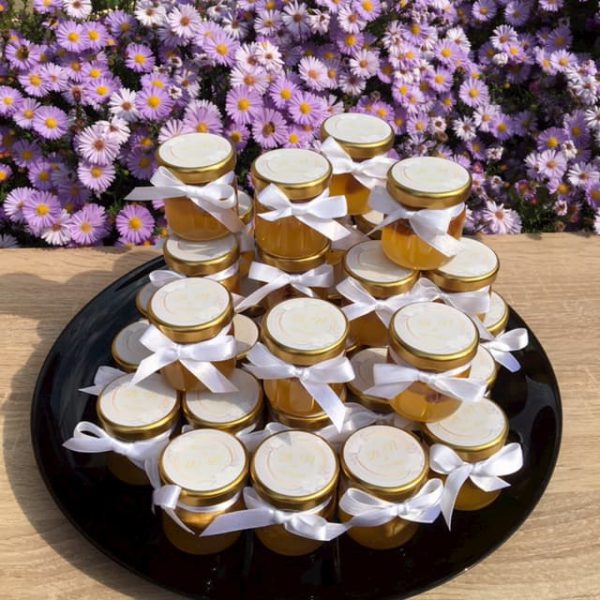 Мёд с орешками ассорти бонбоньерки