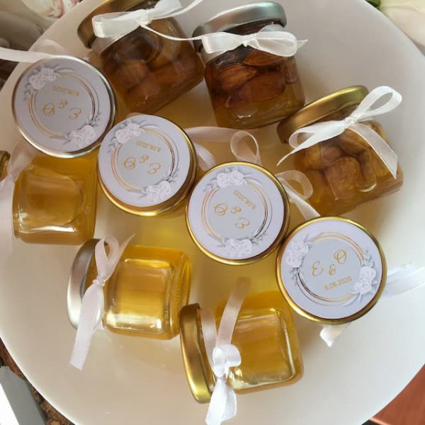 Бонбоньерки орехи в меду